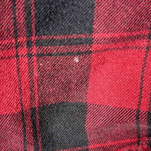 Vintage Carhartt Red Plaid Heavy Long Sleeve Button Up Shirt Size Large - Picture 11 of 12